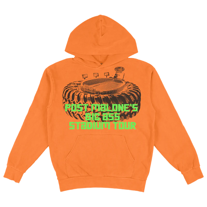 Post Malone - Big Ass Stadium Tour Orange Hoodie