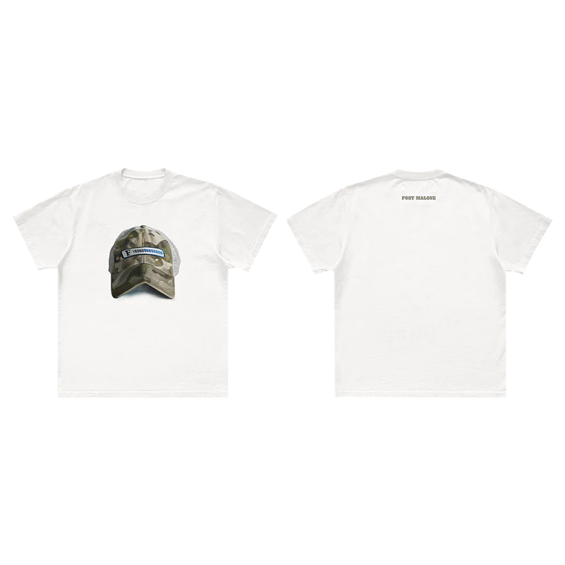 Post Malone - Emblem Hat Painting Tee